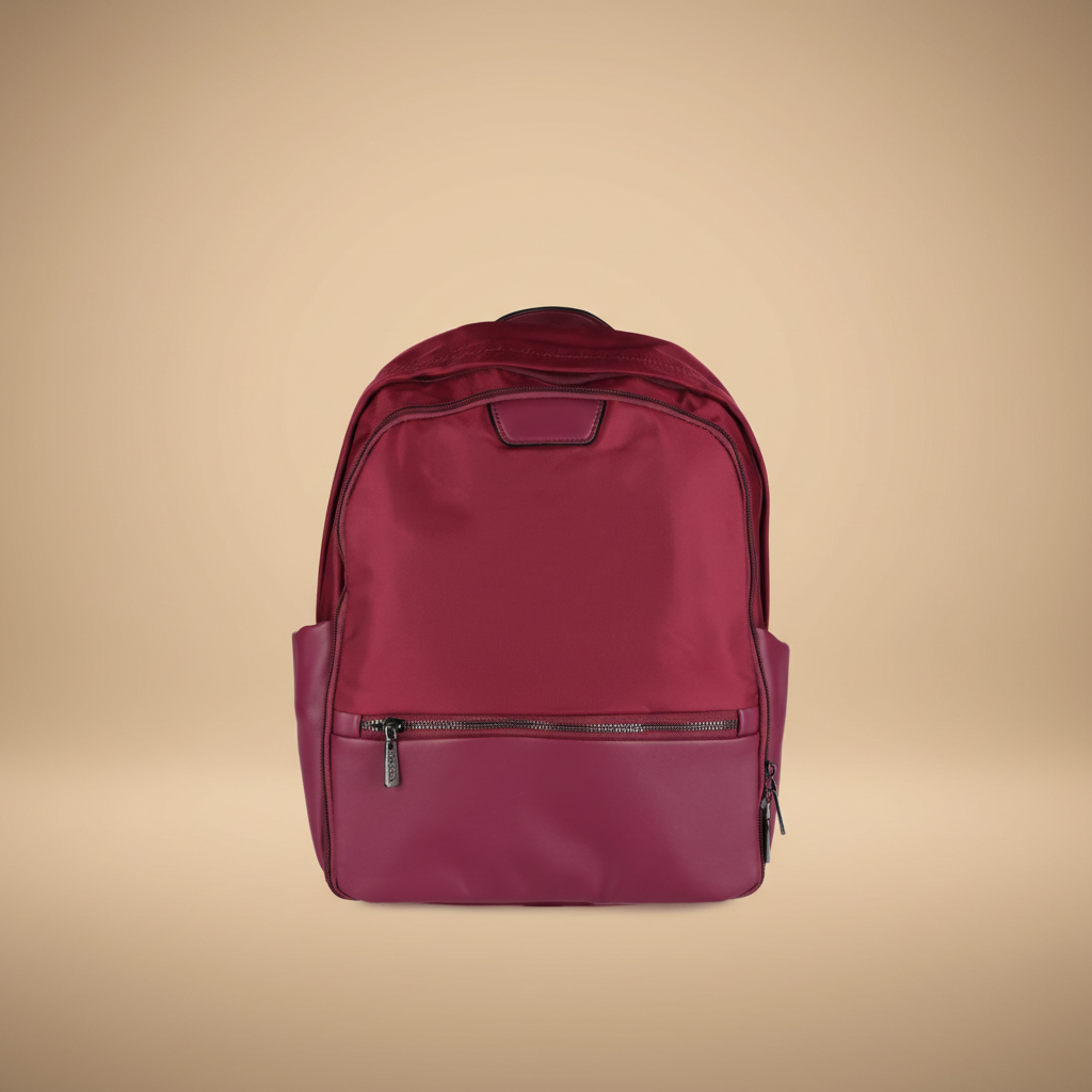 Zaino Coveri Collection bordeaux, vista frontale