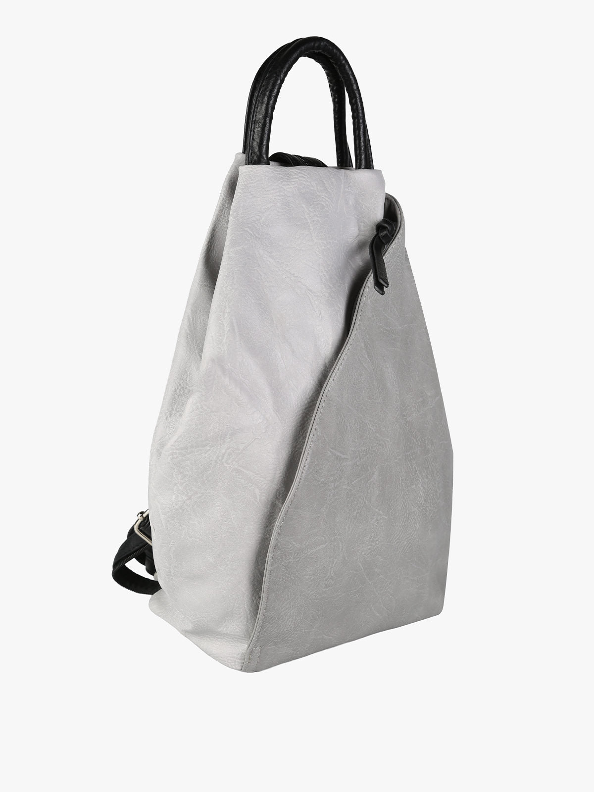 Zaino in ecopelle bicolore Solada — Grigio chiaro