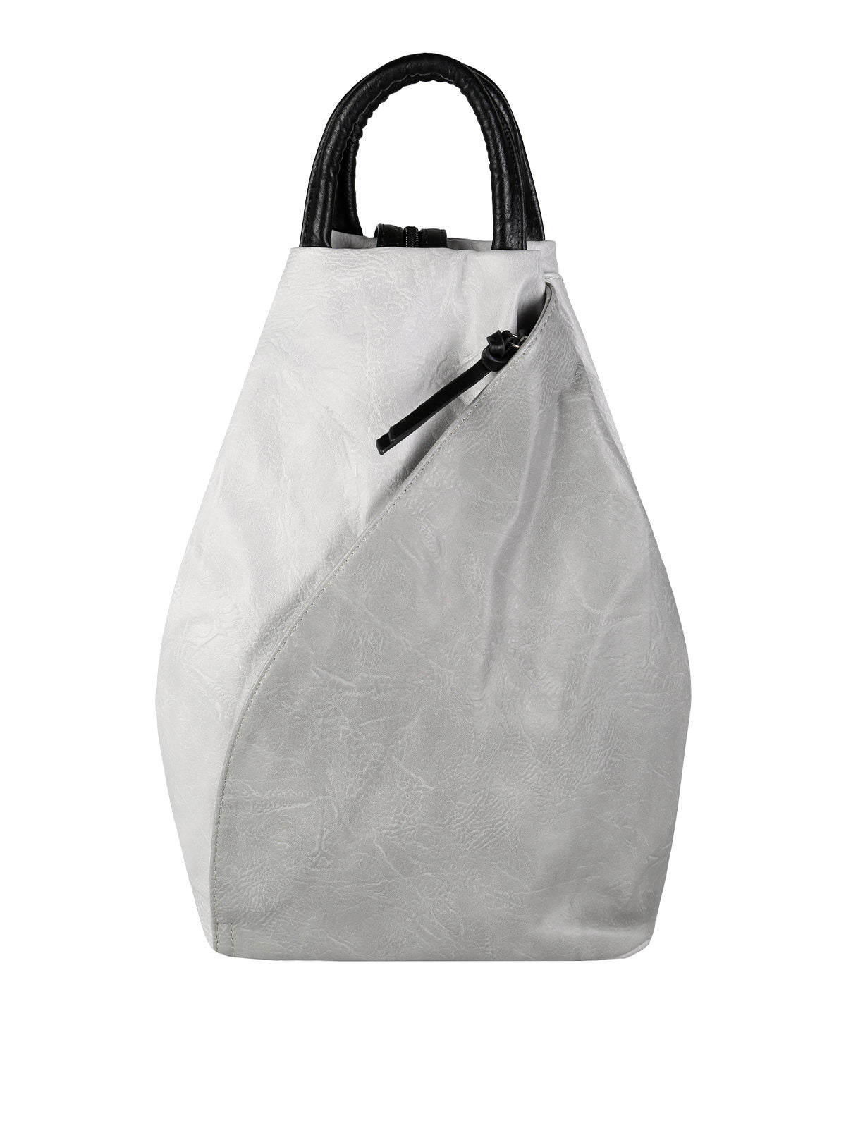 Zaino in ecopelle bicolore Solada — Grigio chiaro