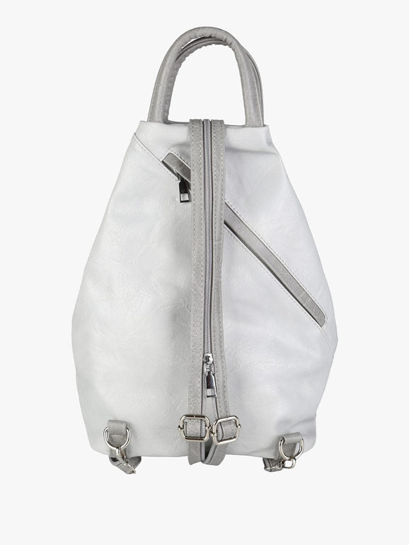 Zaino in ecopelle - grigio chiaro Solada