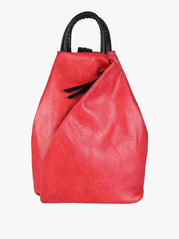 Zaino in ecopelle - rosso Solada · Modello 2