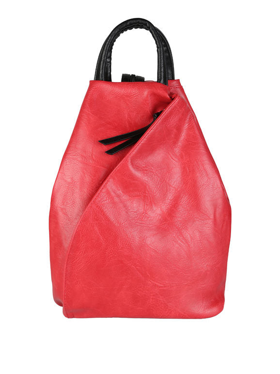 Zaino in ecopelle - rosso Solada · Modello 2