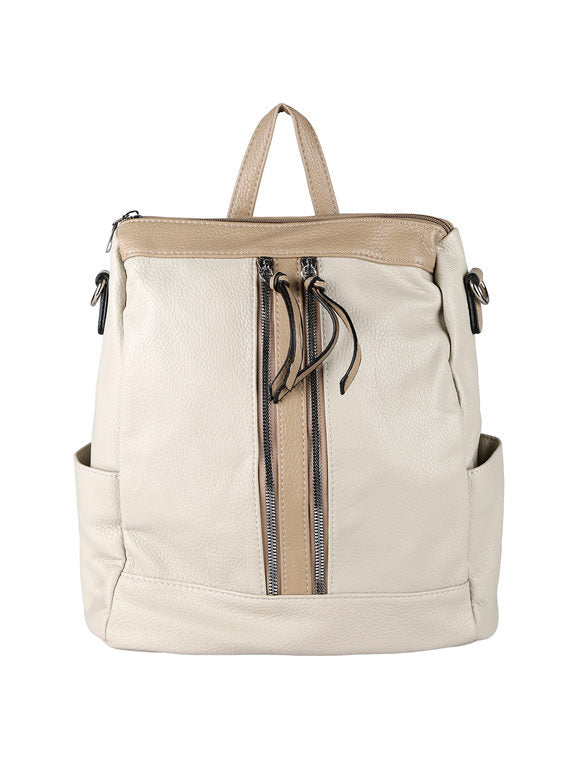 Zaino in ecopelle Solada — Beige - immagine 4