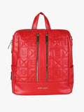 Zaino in ecopelle con monogramma Laura Biagiotti — Rosso