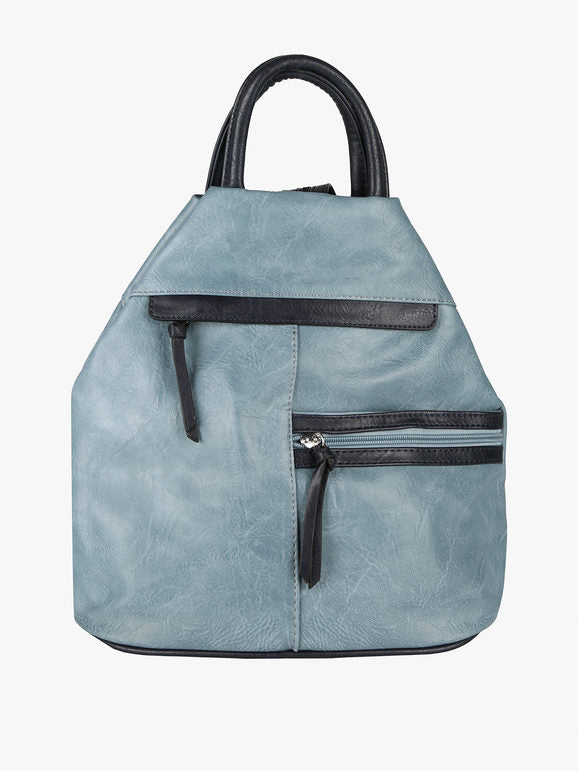 Zaino in ecopelle Solada — Jeans - immagine 1