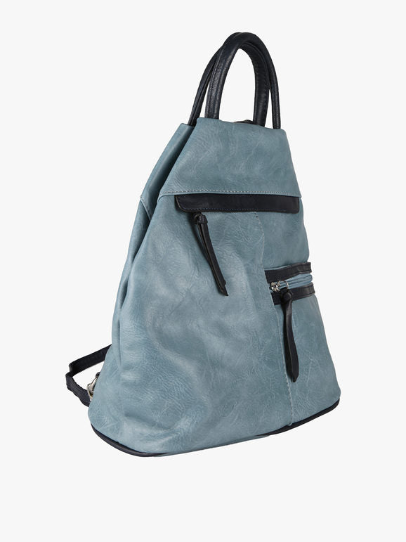 Zaino in ecopelle Solada — Jeans - immagine 2