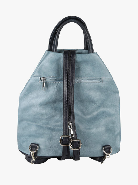 Zaino in ecopelle Solada — Jeans - immagine 3
