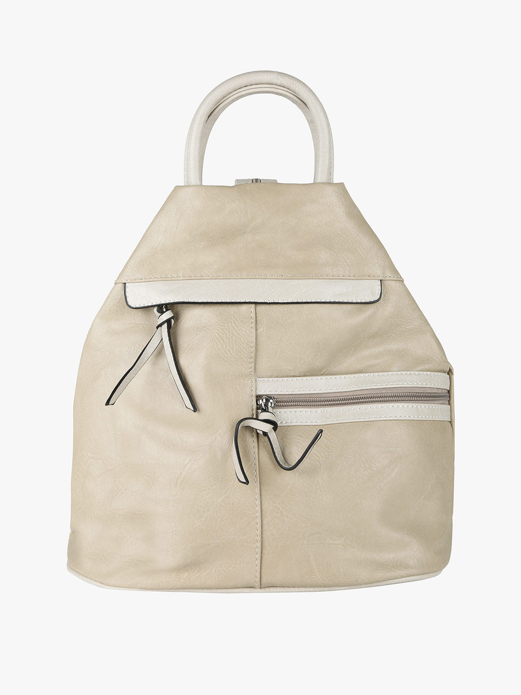 Zaino in ecopelle Solada — Taupe