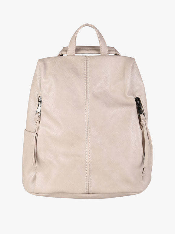 Zaino in ecopelle - apricot Solada