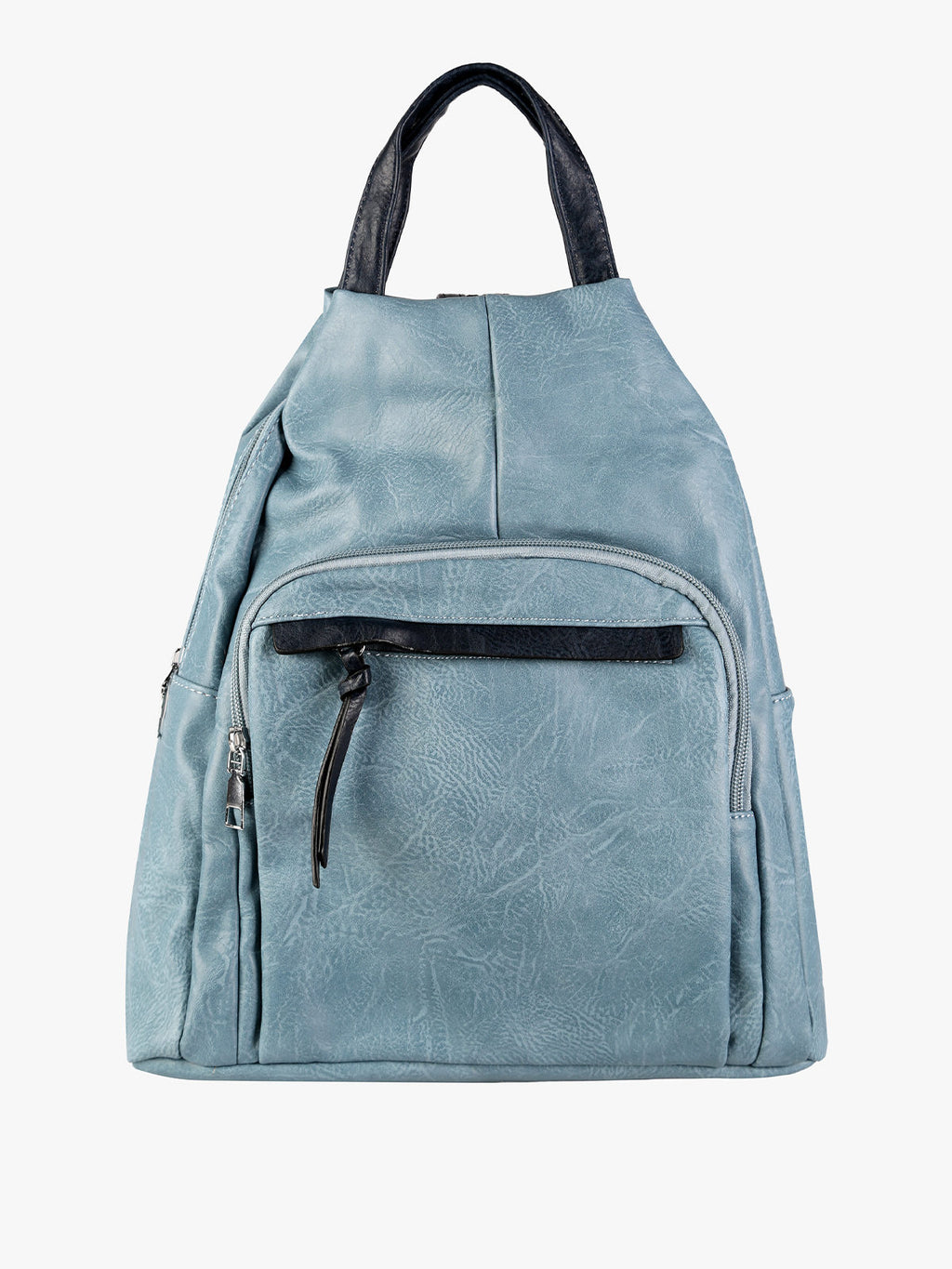 Zaino in ecopelle Solada — Azzurro