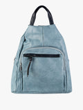 Zaino in ecopelle Solada — Azzurro
