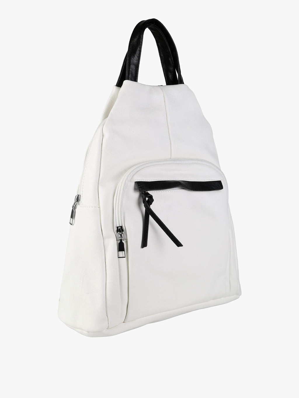 Zaino in ecopelle Solada — Bianco