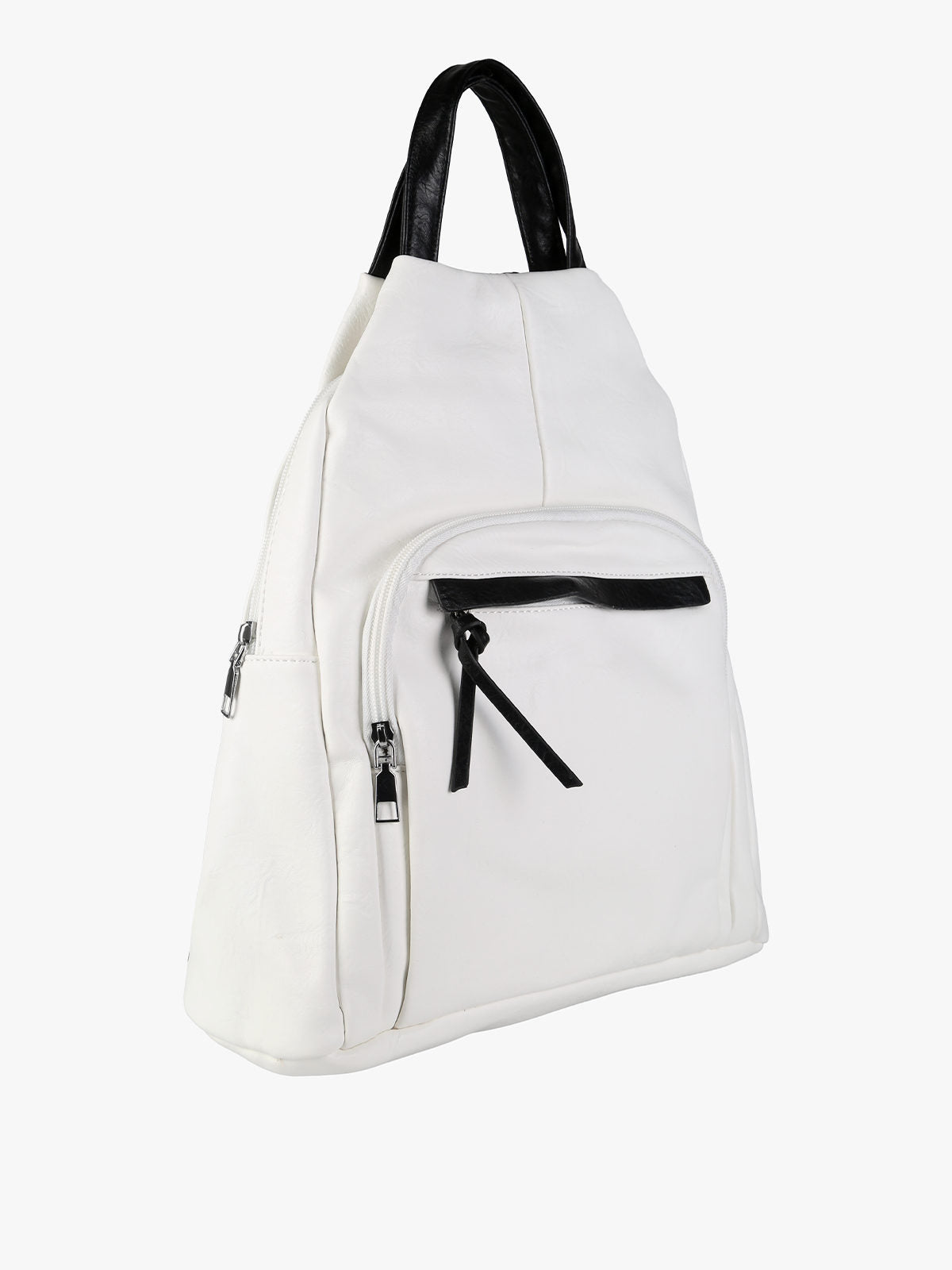 Zaino in ecopelle Solada — Bianco