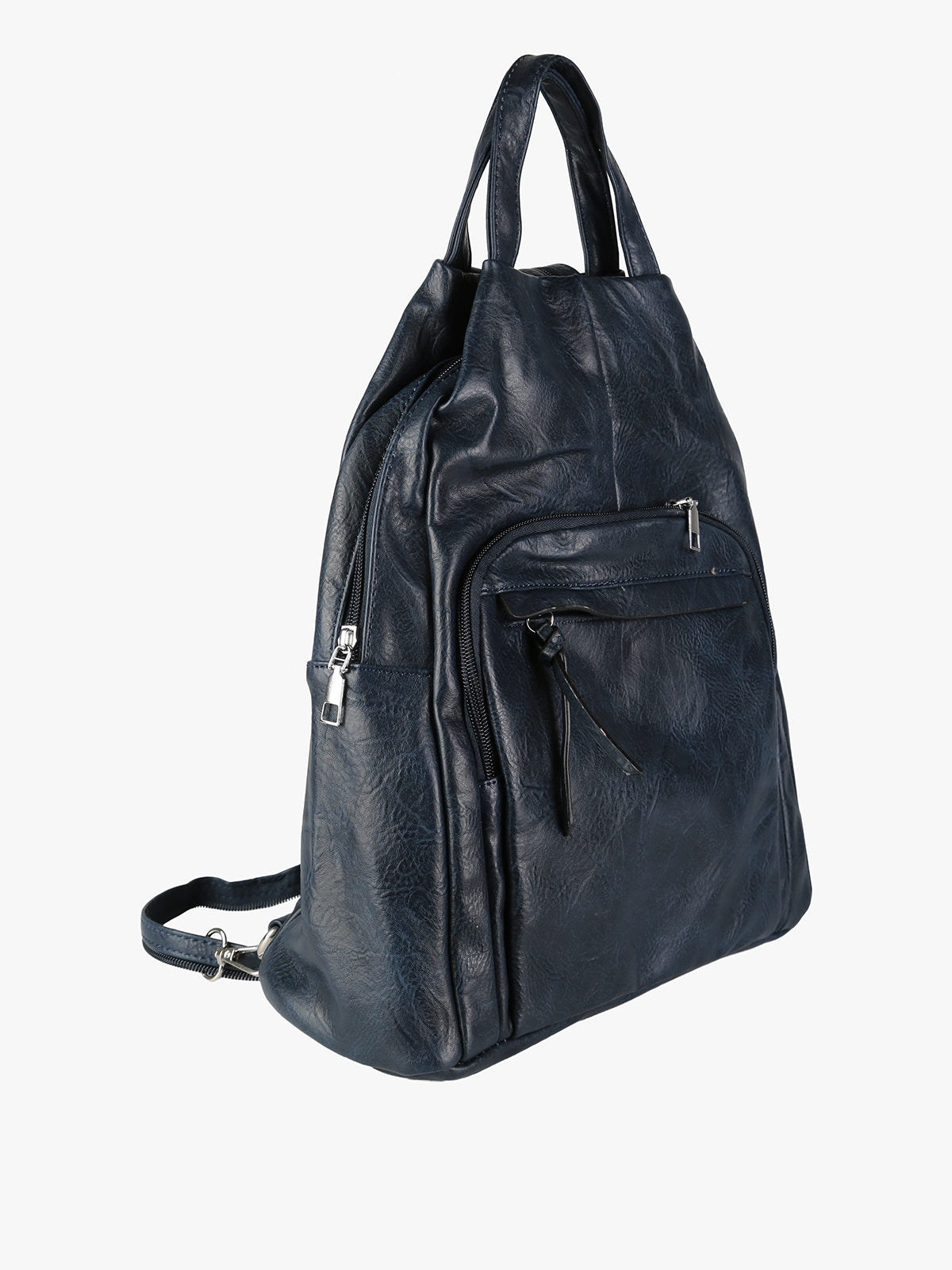 Zaino in ecopelle Solada — Blu scuro