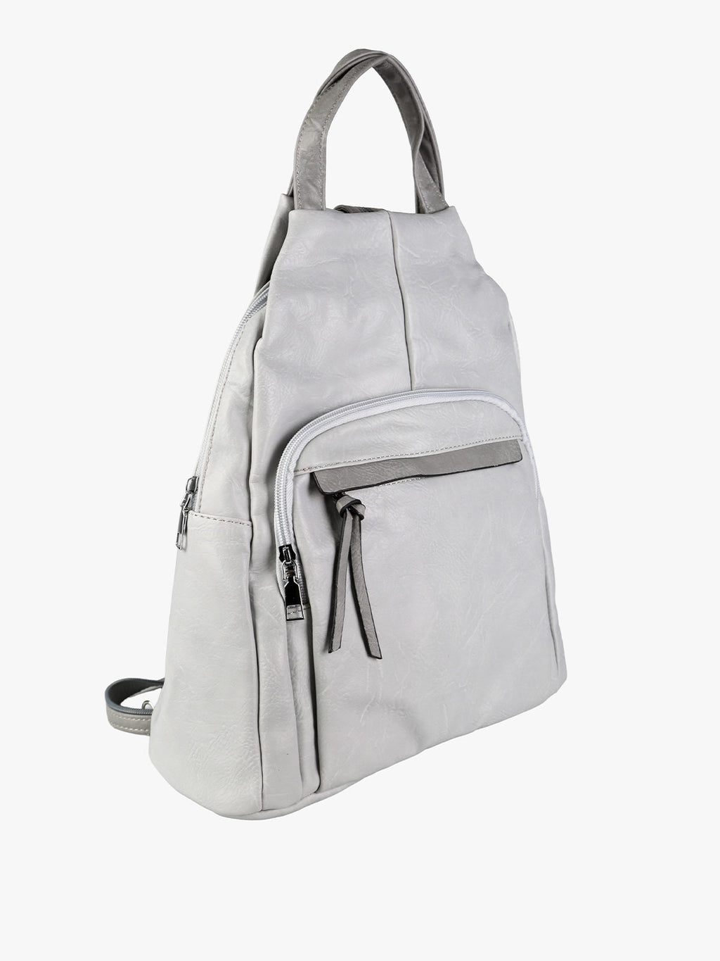 Zaino in ecopelle Solada — Grigio chiaro
