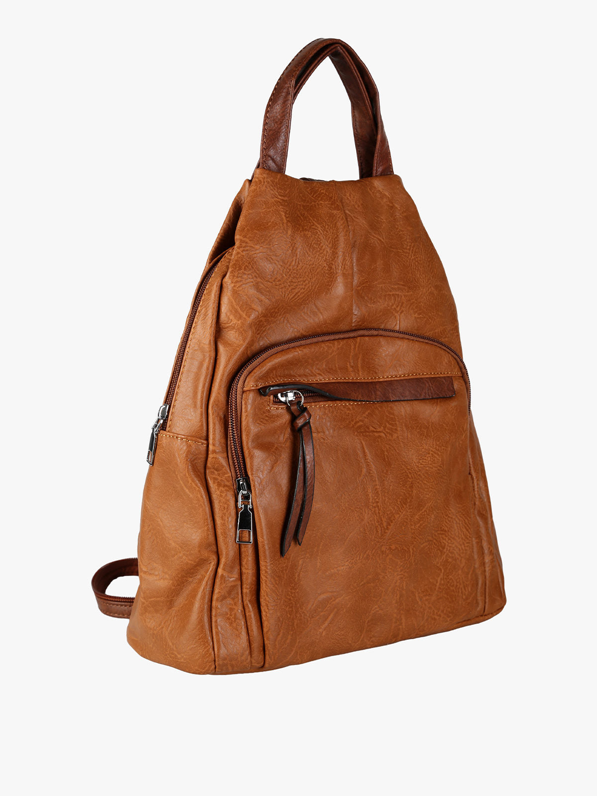 Zaino in ecopelle Solada — Marrone