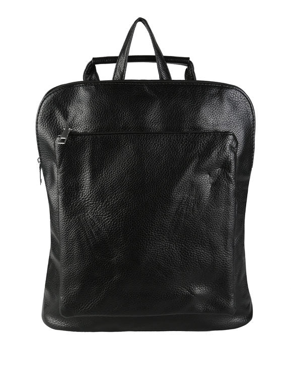Zaino in ecopelle - nero Solada