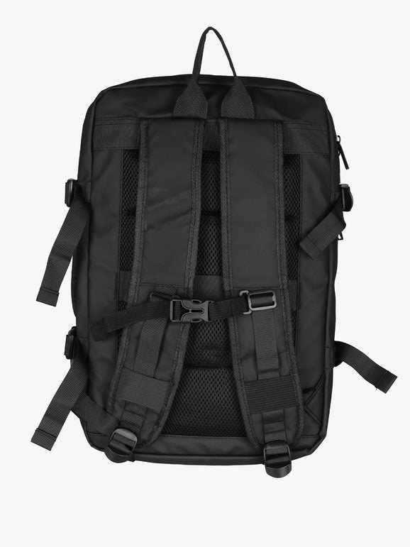 Zaino StockBorse nero, vista retro con spallacci