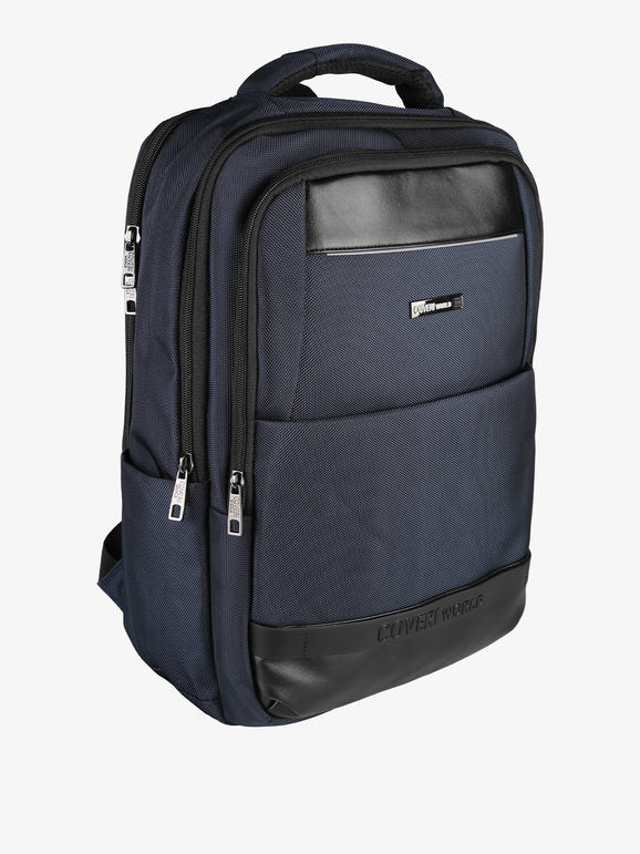 Zaino porta pc da Uomo Coveri World — Blu scuro - immagine 2