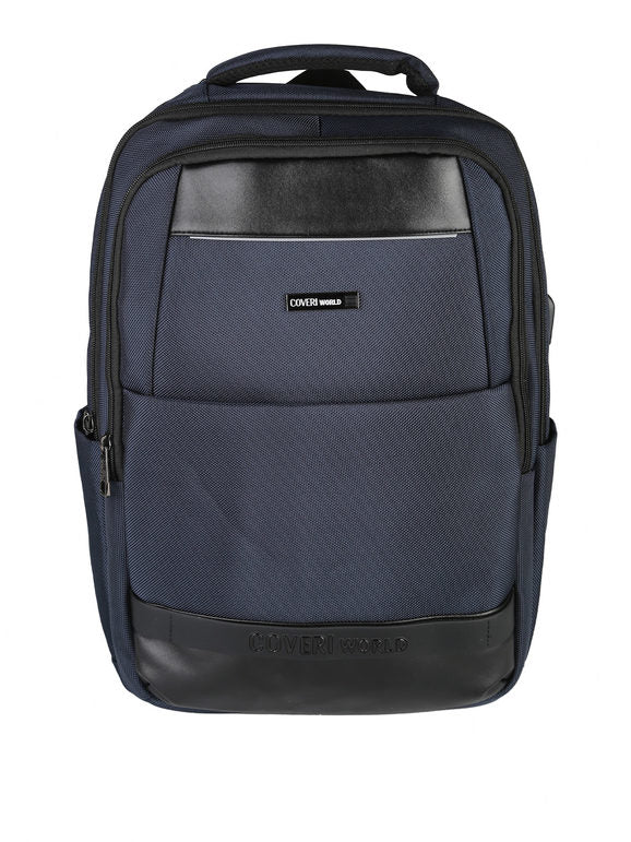 Zaino porta pc da Uomo Coveri World — Blu scuro - immagine 4